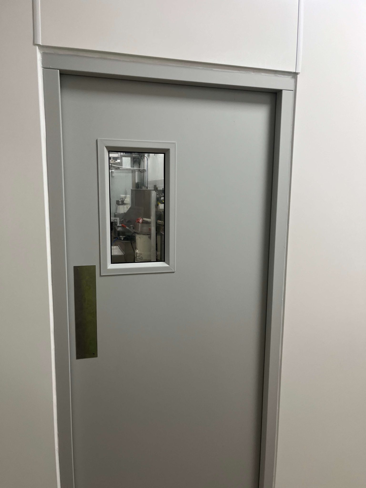 internal steel door with window